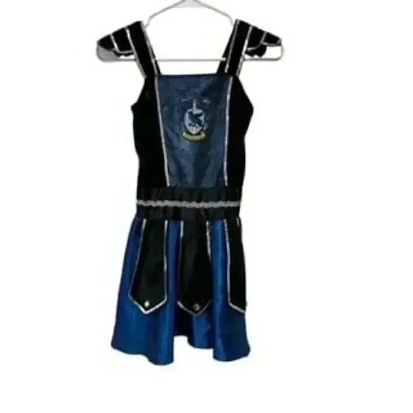 Harry‎ Potter Ravenclaw Costume Blue And Black Dress Girls Size Large - Picture 1 of 12